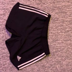 Black adidas shorts